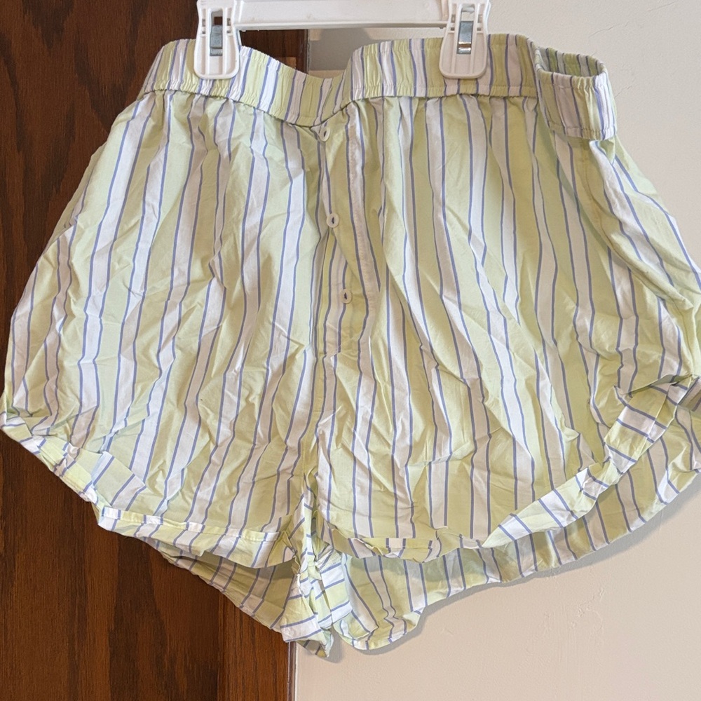 Anthropologie pajama Striped Shorts